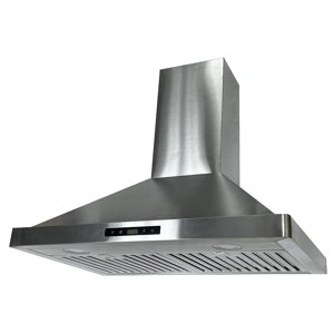 NOVEL 30" Support mural en acier inoxydable Range Hood - 900 CFM Une ventilation puissante pour une cuisson efficace - Contrôle du toucher, LED Éclairage & Opération silencieuse - Parfait pour les cuisines modernes PRO-NWB01