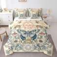 thumbnail image 1 of YST Chic Butterfly Full Comforter Set, 7-Piece Sun and Moon Print Bedding Set, Full, 1 of 4