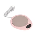 thumbnail image 3 of USB Mug Warmer, Fireproof Efficient Adjustable Electric Beverage Heating Plate Constant Temp  For Milk For Ceramic Cups Pink White,White, 3 of 8