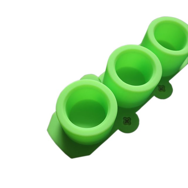3 avec Moule à Glace Rond Créatif Diy Pot de Fleurs en Silicone