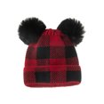 thumbnail image 2 of FOCUSNORM Autumn Parent-child Knitted Hat, Ladies Baby Windproof Warm Cap, 2 of 8