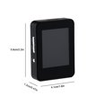 thumbnail image 2 of stanreset Mini MP3 Lecteur Audio Musique Numérique Rechargeable Portable de Poche Radio de Sport Course Extension 128G Enregistreur d'Image Noir 4G, 2 of 8