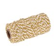 thumbnail image 1 of Unique Bargains Twine Packing String Wrapping Cotton Twine 100M Brown and White Rope for Gift Wrapping Twine, 1 of 1