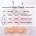thumbnail image 2 of WRKEKC Wireless Back Closure Bra Textured Design Breathable Comfort Support Lightweight T-Shirt Bra for Women Everyday Wear, 2 of 4