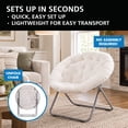 thumbnail image 4 of Mainstays Chaise Soucoupe Surdimensionnée, 4 of 8