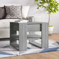 thumbnail image 1 of vidaXL Coffee Table Grey Sonoma 55.5x55x45 cm Engineered Wood, 1 of 4
