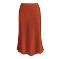 thumbnail image 1 of Kcodviy Jupe Taille Haute pour Femmes Jupe de Lit Jupe de Lit Simple Robe en Satin Uni Jupe Mini en Denim à Fermeture Éclair Jupe Élégante Jupe Alternative Jupes d'Été pour Femmes Jupe pour Femmes, 1 of 2