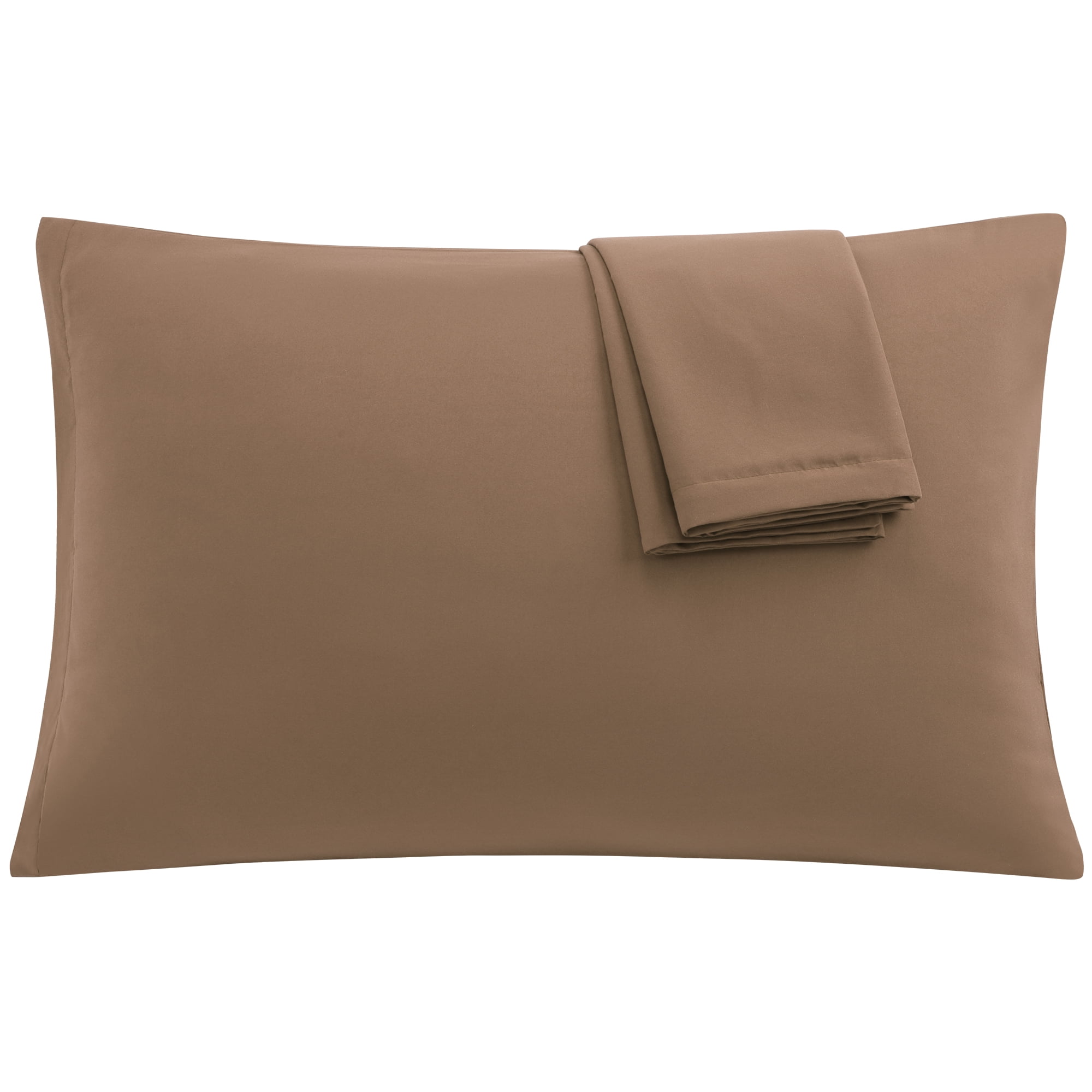 Unique Bargains Taies d'Oreiller en Microfibre 1800 à Fermeture Éclair 2 Pcs