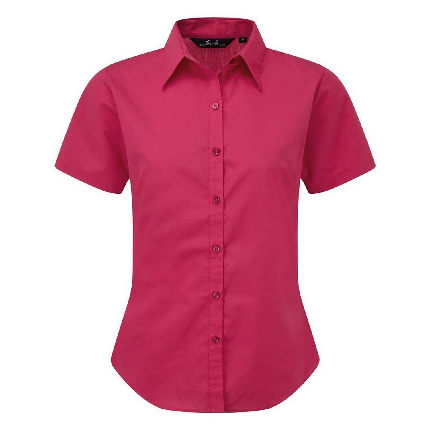 Premier Blouse en Popeline à Manches Courtes / Chemise de Travail Unie