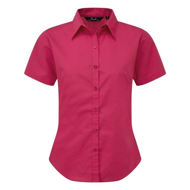 Premier Short Sleeve Poplin Blouse / Plain Work Shirt