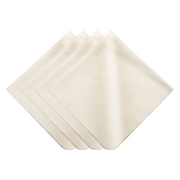 Uxcell 4Pcs Soft Eyeglass Cloths, 15.8 x 15.8" Electronics Microfiber Cleaning Cloths Eyeglass Cleaning Fabric for Lens Wipes Glasses Cleaner Jewelry LCD Screens Cameras, Beige