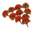 thumbnail image 4 of Milaget 10pc Layout Model Trees 1:200 Scale w/ Flower Building Garden Accessories #5 Red Red Yellow, 4 of 7