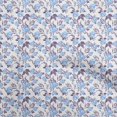 thumbnail image 1 of oneOone Tissu Polyester Spandex Blanc Matériel de Robe Florale Tissu Imprimé Tissu au Mètre 56 Pouces de Large, 1 of 4