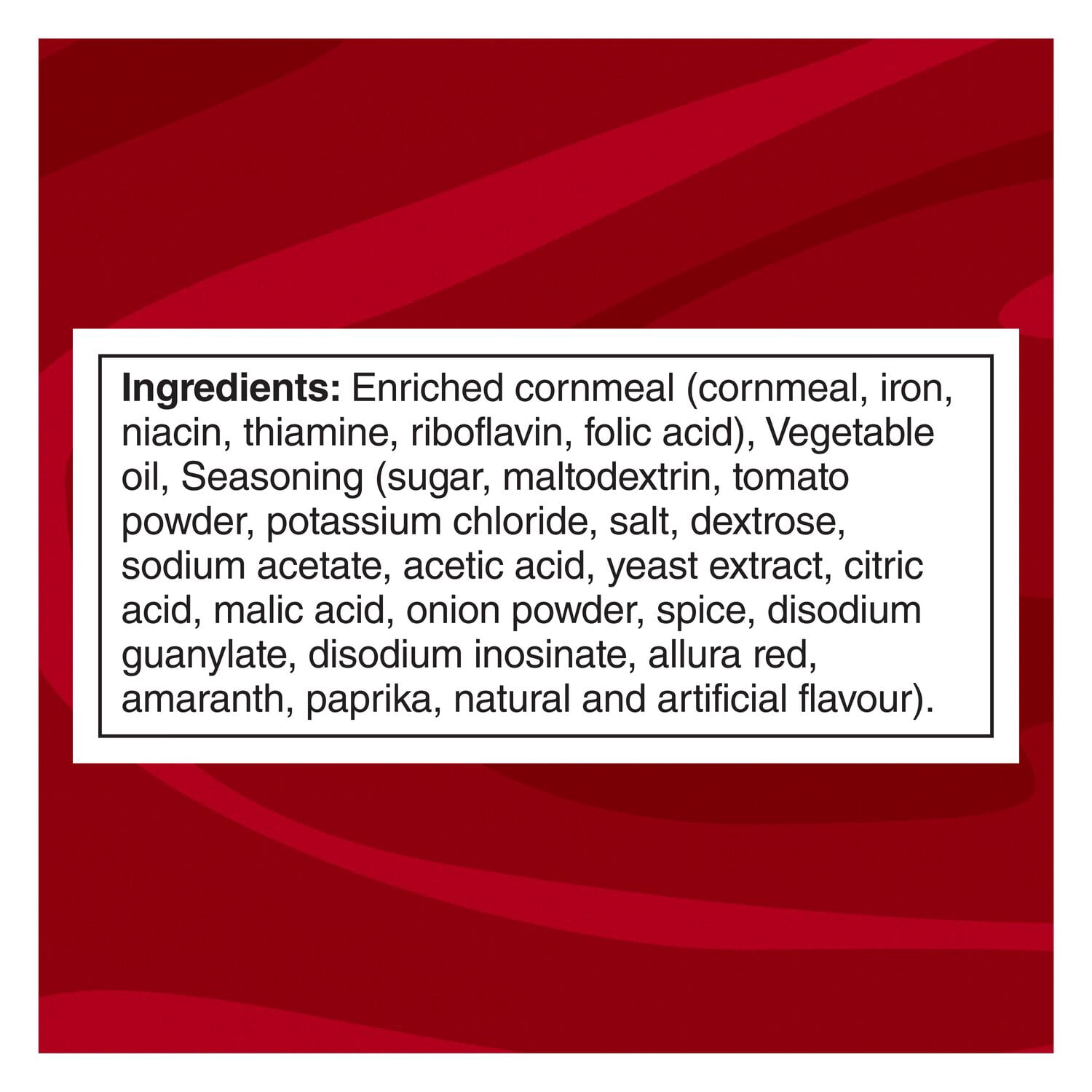 Cheetos Croquant grignotines à saveur de ketchup.