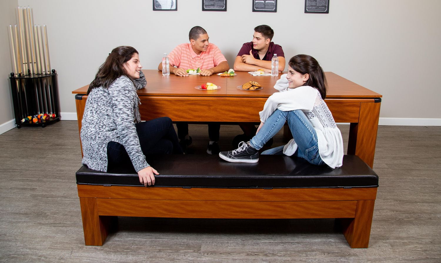 Hathaway Sherwood 7-feet Air Hockey Table w/Benches