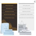 thumbnail image 3 of SGI Bedding 1000 TC Egyptian Cotton Bed Sheet Set - Full Size Sheets 1000 Count Sheets for Full Size Bed - Soft, Durable Sheets Cotton Sheets in 1000 TC 18" Deep Light Blue, 3 of 6
