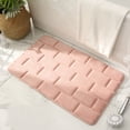 thumbnail image 1 of Wzzjkit Bathroom Mats, Comfortable, Soft, Super Water Absorption Bath Mat, Machine Wash, Non-Slip, Thick, Easier to Dry, for Bathroom Front Door Bathroom Rugs, 1 of 6