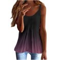 thumbnail image 2 of Meichang Camisoles à Rayures à Blocs de Couleur pour Femmes Aguichant à Encolure Dégagée Sans Manches Tuniques Chemises Fluides Légères Décontractées Chic Camis pour Femmes, 2 of 5