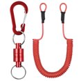thumbnail image 1 of Tool Lanyard Bungee Cords with Carabiner Clips Strong Magnetic Net, 1 of 7
