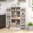 thumbnail image 2 of Costway 47.5" kitchen Pantry Cabinet with Doors Adjustable Shelves Anti-toppling Devices, 2 of 10