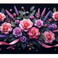 thumbnail image 4 of Floral Backdrop Banner Daisies Decoration for Wedding Party Supplies Event Background Photography Spring Summer Decor Celebration, 4 of 4