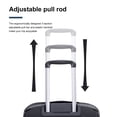 thumbnail image 4 of Travelhouse Ensemble de 3 Pcs de Valises Rigides, Valise Rigide Légère Extensible avec Cadenas TSA et Roues Pivotantes, Noir, 4 of 8