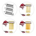 thumbnail image 4 of Pasta Maker Stainless Steel Pasta Spaghetti roller; stainless steel pasta Roller Stand Type Mixer Attachment Kitchen Tool, Thick Type, 4 of 6