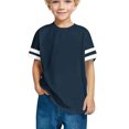 thumbnail image 4 of RXIRUCGD 2025 Vêtements d'Été pour Enfants, T-shirt à Rayures pour Garçons et Filles, Mode Mignon, Col Rond, Manches Courtes, 4 of 7