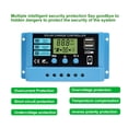 thumbnail image 2 of Solar Controller 10A To 60A Adaptive 12V 24V For Lithium Lead-Acid Battery Circuit Lighting PV Plate Charge/Discharge Controller ,Widely Compatibility, 2 of 6