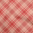 thumbnail image 1 of oneOone Georgette Viscose Red Fabric Check Craft Projects Decor Fabric Printed By The Yard 42 Inch Wide, 1 of 5