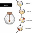 thumbnail image 4 of 2 Pcs Pots à Miel en Verre Bocaux de Rangement Pratiques Contenant Alimentaire Bocal Transparent, 4 of 9