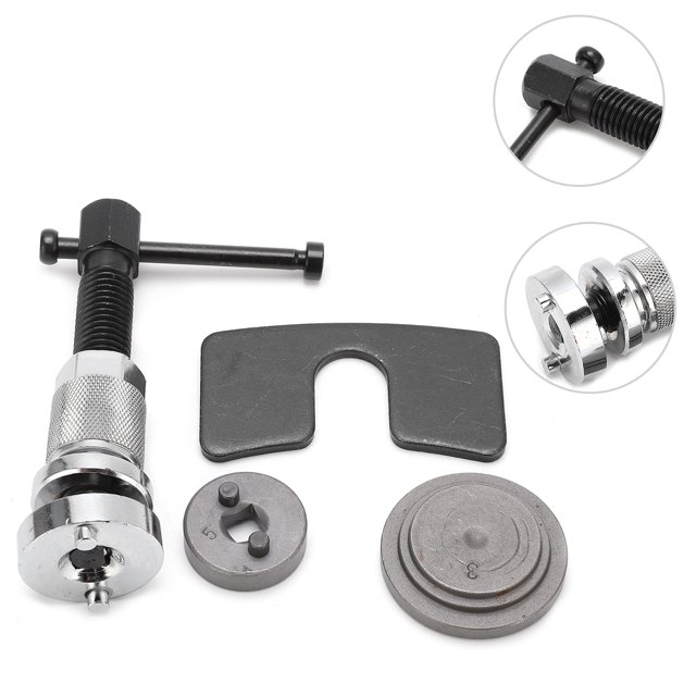 ANGGREK 5pcs/set Disc Brake Piston Spreader Kit Outil de Rembobinage Chrome-Vanadium Acier pour Réparation Automobile, Rembobinage de Piston de Frein à Disque, Outil de Séparation de Piston de Frein à Disque