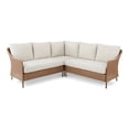 thumbnail image 3 of Mainstays Chelsea 4-Piece Steel Outdoor Sectional Set with Cushions, Beige, 3 of 7