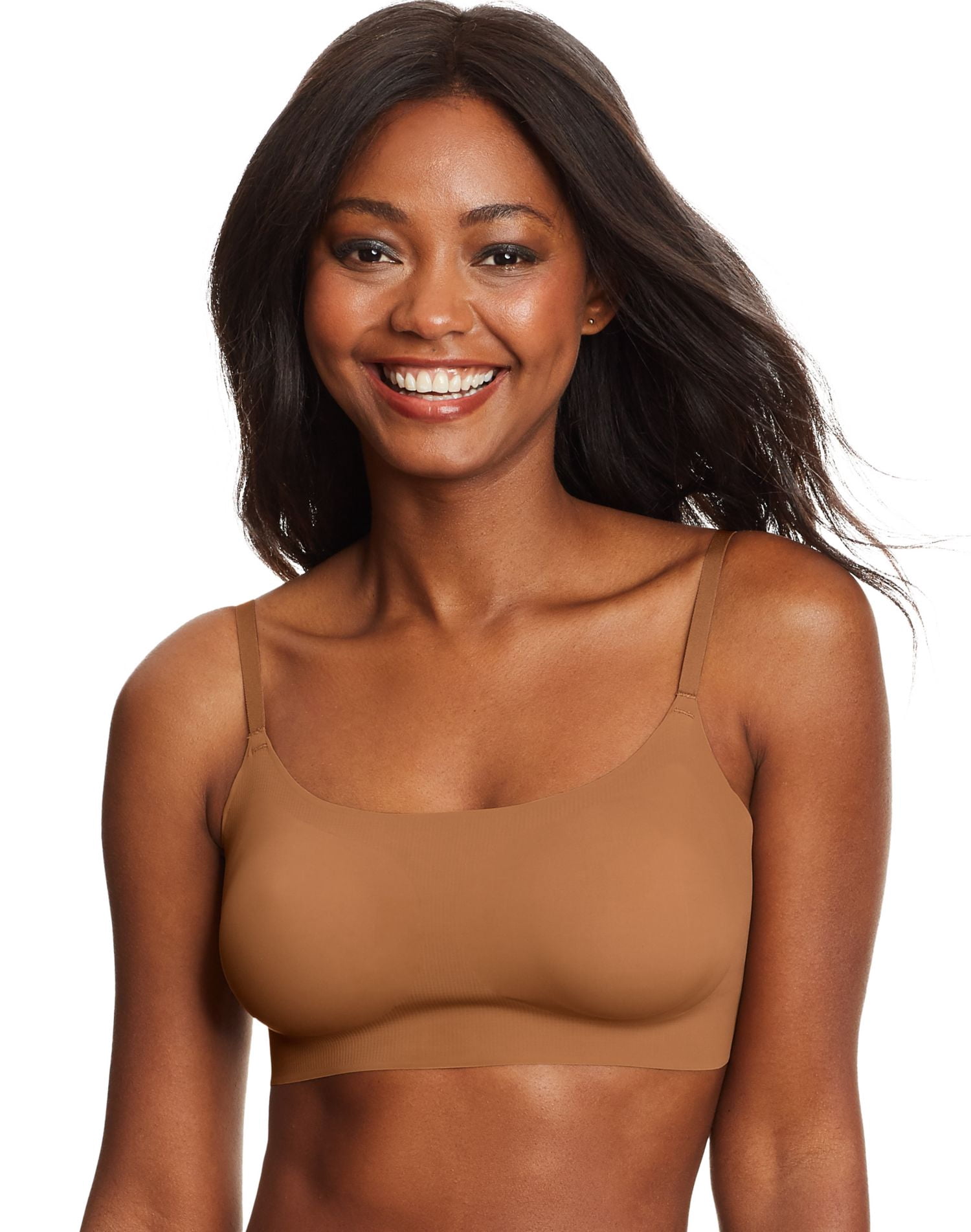 Maidenform Womens Modern Comfort Pullover Wireless Bra, 2XL, Cinnamon Butter