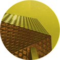 thumbnail image 1 of Ahgly Company Tapis Rond Lavable en Machine Intérieur Transitionnel Brun Bronze Foncé, 8 Pieds Rond, 1 of 7