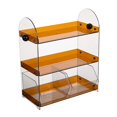 thumbnail image 3 of Luzkey Coffee Cup Rack Clear Countertop Organizer for Hotel Kitchen Pantry Tabletop Brown, 3 of 8