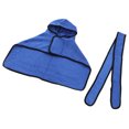 thumbnail image 2 of Hooded Pet Towel Bathrobe, Multipurpose Quick Drying Machine Washable Dog Towel Blue With Hand Pockets For Bathing XS,S,M,L,XL, 2 of 8