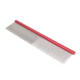 thumbnail image 2 of Peigne de Toilettage pour Chiens, Peigne en Acier pour Animaux de Compagnie Sûr, Poignée Ergonomique, Massage Réutilisable Empêche l'Électricité Statique pour les Races à Poils Longs, Rouge 16cm / 6,3in, Violet 19cm / 7,5in, Bleu 22cm / 8.7in, Vert 13cm / 5,1in, 2 of 8