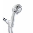 thumbnail image 1 of Waterpik PowerSpray 6-Mode Hand Held Shower Head, White/Chrome NVL-651C, 1 of 2