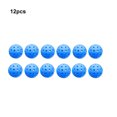 thumbnail image 2 of bedienty 12x Yellow Fine Workmanship Pickleball Balls For Outdoor Training Sessions Interesting And Fun Holes blue, 2 of 6