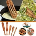 thumbnail image 2 of RKSTN Kitchen Utensils Long Handle Spatula Wood Spatula Stir Cooking Set Kitchen Utensils, 2 of 3