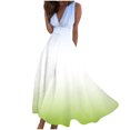 thumbnail image 1 of Yuyuzo Robes de Plage pour Femmes 2025 Décolleté en V Profond Sans Manches Robes Longues de Fête Fluides Boho Vacances Robe Maxi, 1 of 5