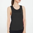 thumbnail image 1 of BLCHUNen Camisoles pour Femmes Col Rond Chandail Sans Manches Dos Ouvert Léger Extensible Décontracté Sport Actif Gym Blouses Tendance, 1 of 4
