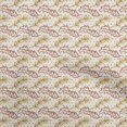thumbnail image 1 of oneOone Silk Tabby Dark Rose Brown Fabric Leaves Craft Projects Decor Fabric Printed By The Yard 42 Inch Wide, 1 of 5