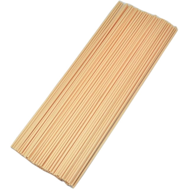 100pcs Fiber Reed Diffuser Sticks for DIY Essential Oil Aroma Diffuser Sets Black 8"