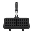 thumbnail image 1 of Double Waffle Pan, Multifunctional Double Sided Heating Stovetop Waffle Maker Pan Aluminum  for Breakfast, 1 of 7