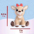 thumbnail image 3 of The Red Nosed Reindeer Stuffed Animal Plush Toy With Music & Lights, 3 of 7