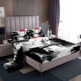 thumbnail image 1 of Erosebridal Chinese Ink Sheet Set Full, Mountain Tree Bedding Sets Full Size, Lake House Decor 4pcs, 1 of 7