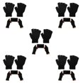 thumbnail image 2 of Thinsony Cotton Women Fingerless Mittens For Winter Soft And Comfortable Outdoor Activities Practical 5Set, 2 of 6