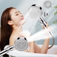 thumbnail image 1 of Birdeem Shower Head with Handheld High Pressure 8 Spray Modes Body Coverage Powerful Rain Showerhead with 78In Long Hose and Adjustable Holders for Bathroom Upgrade, 1 of 1